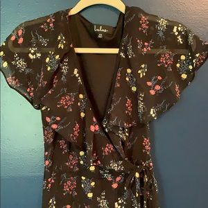 Lulu’s Black Maxi dress NWOT